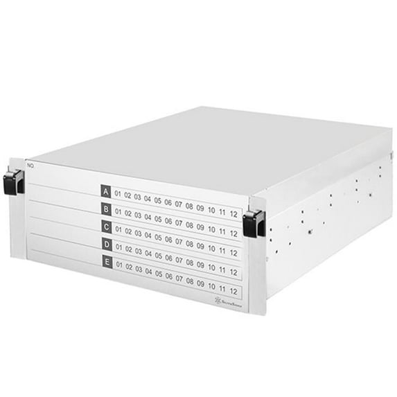 Silver Stone Technologies RMB41-W 2.5 in. 4 Units Hard Drive Protection & Collection Chassis with Window - 60 Piece
