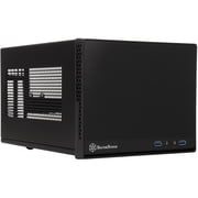 Silverstone Tek Mini-DTX, Mini-ITX Small Form Factor Computer Case with Faux Aluminum Front Panel Cases SG13B-Q
