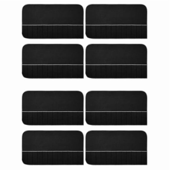 Silver Storage Bags Cloth Felt Flatware Organizer Anti Tarnish Protector 8pcs