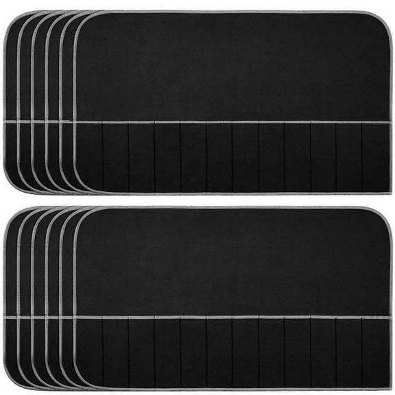 Silver Storage Bags Silver Storage Cloth Felt Flatware Organizer Anti Tarnish Silver Protector Bags 12Pcs