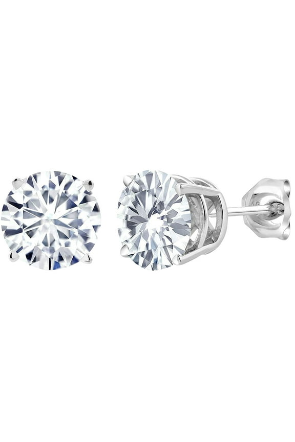 Silver Studs Earrings for Women Classic Sterling Silver Stud Earrings,Hypoallergenic Earrings 925 Sliver