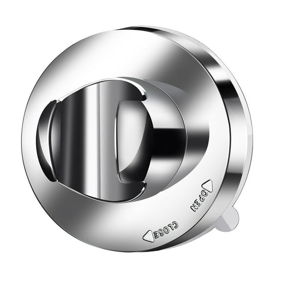 Silver Suction Cup Shower Accessory Holder, Strong Grip Adjustable Bathroom Organizer For Showerhead, Loofah, & Razor, Rust-Proof Bath & Shower Caddy With Secure Lock