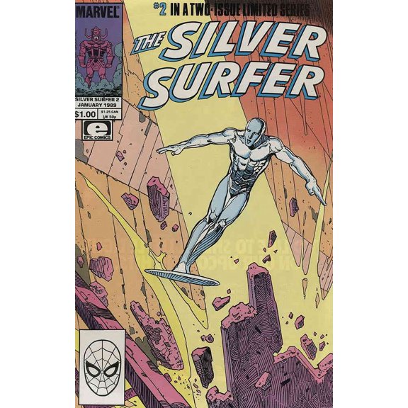 Silver Surfer, The (Epic Limited Series) #2 VF ; Marvel Comic Book