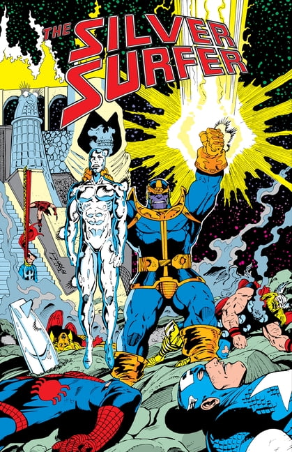 Silver Surfer: The Infinity Gauntlet Omnibus Ron Lim Infinity Gauntlet Cover, (Hardcover)