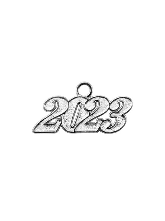 Silver Tassel Date Charm Year 2023