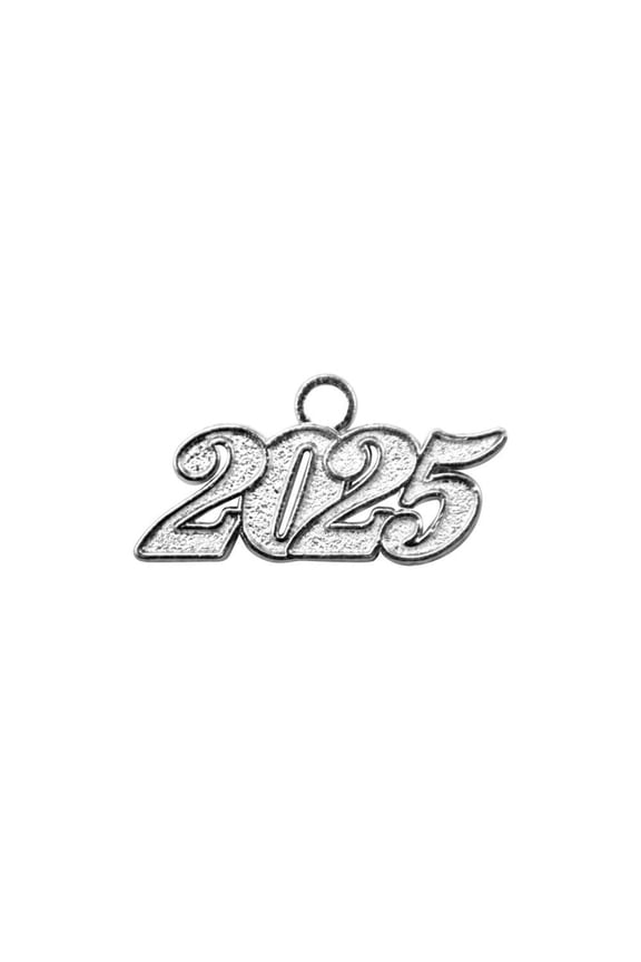 Silver Tassel Date Charm Year 2025