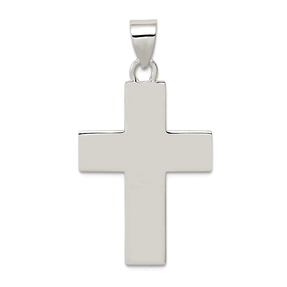 925 Sterling Silver Reversible Polished The Lords Prayer Religious ...