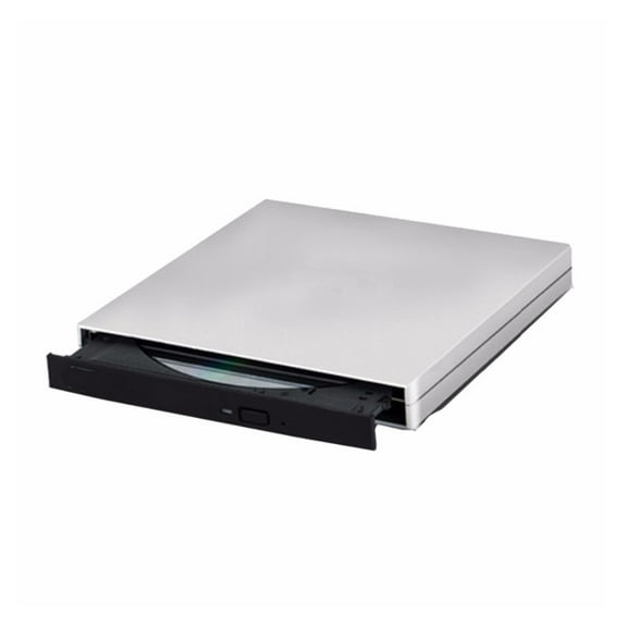 Silver Thin USB2.0 DVD CD External Drive With Durable Plastic Case Burner Reader Player Combo Writer Recorder For Laptop ,High Volume Speaker
