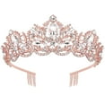 Silver Tiara and Crowns for Women Rhinestone Queen Tiara for Girls