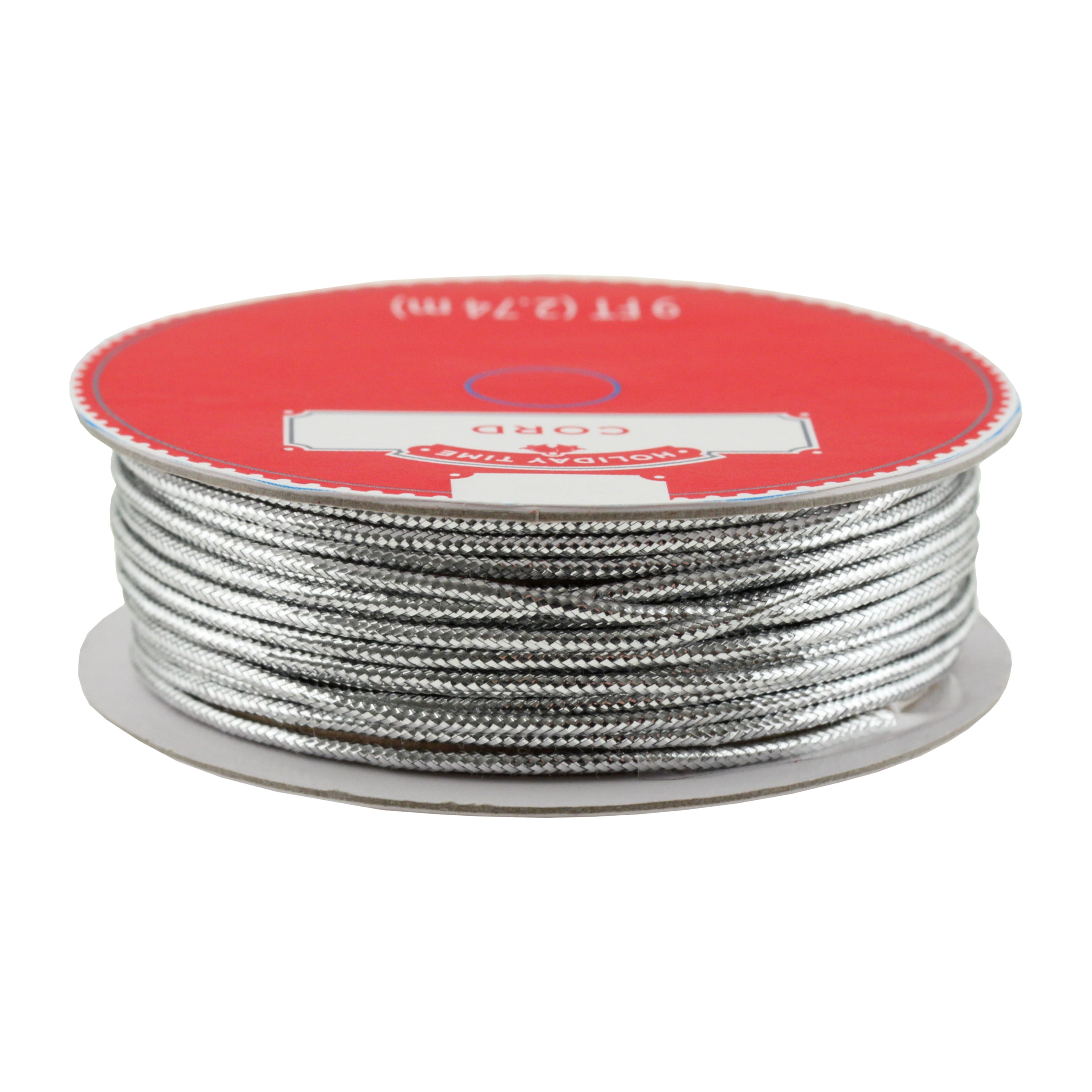Silver Tinsel Cord, 1.5Mm, 9 Feet