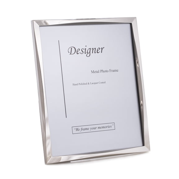 Silver Tone 5"x7" Picture Frame with Easel Back.