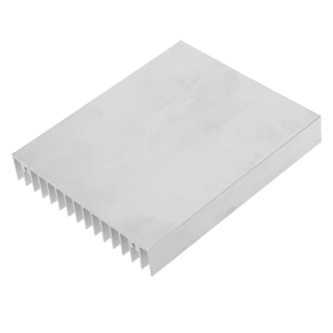 Silver Tone Aluminium Heat Diffuse Heat Sink Cooling Fin 120x100x18mm ...