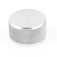 thumbnail image 1 of Silver Tone CNC Machined Solid HIFI Aluminum Speaker Radio Volume Knobs 38x22mm, 1 of 2