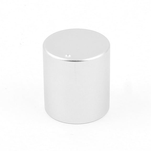 Silver Tone CNC Solid Aluminum Hifi Speaker Radio Volume Control Knobs 20x22mm