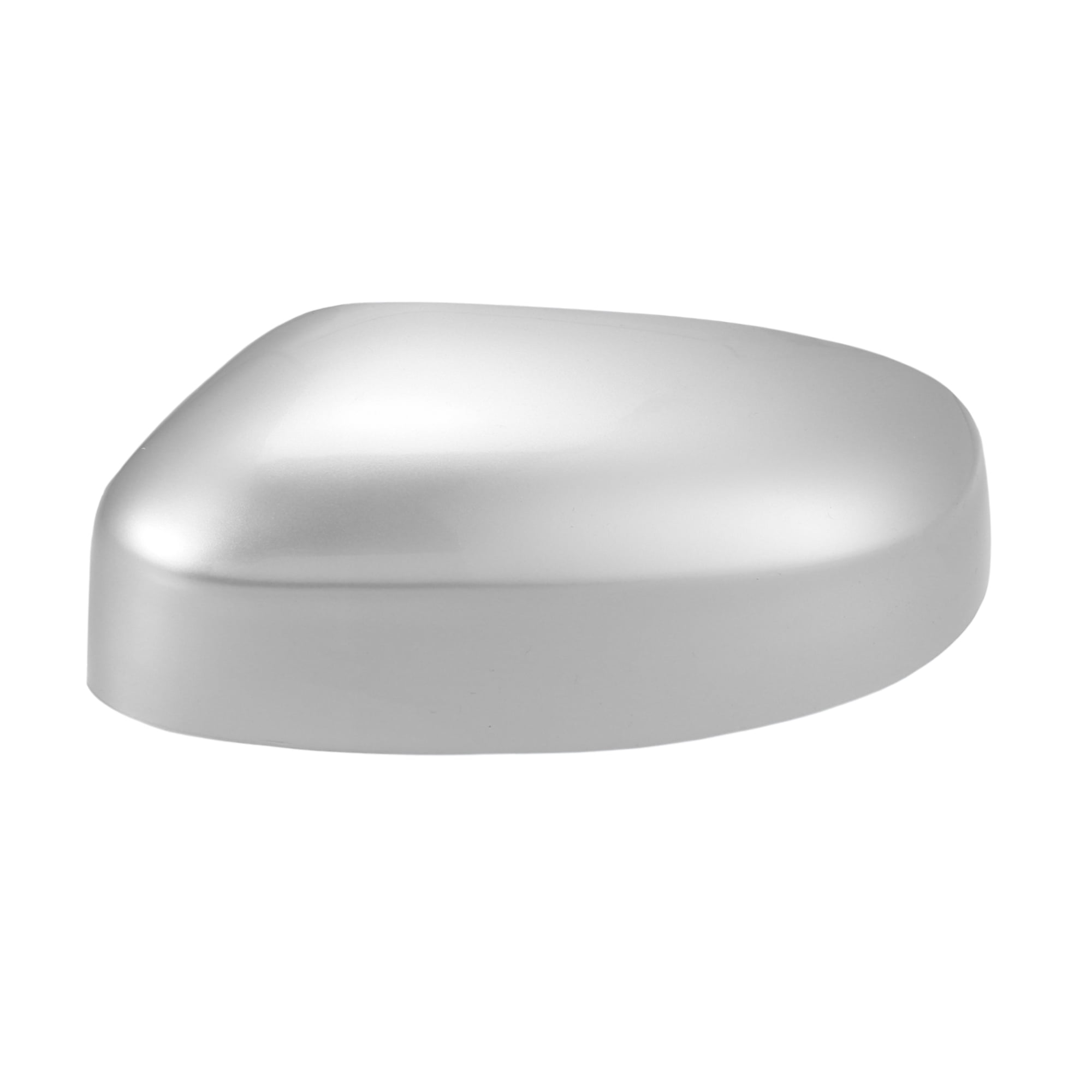 Silver Tone Left Side Car Side Door Wing Mirror Cover Rear View Mirror