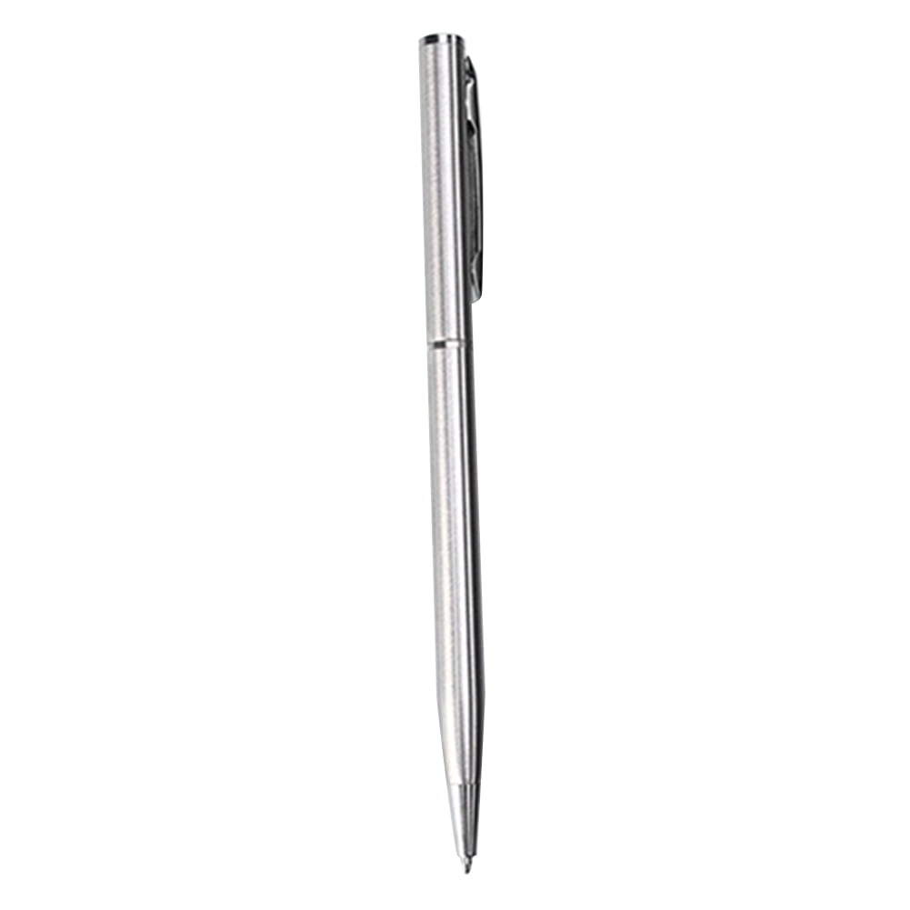 Silver Tone Metal Rotating Ballpoint Pen Ball-point Pen Writing Medium ...
