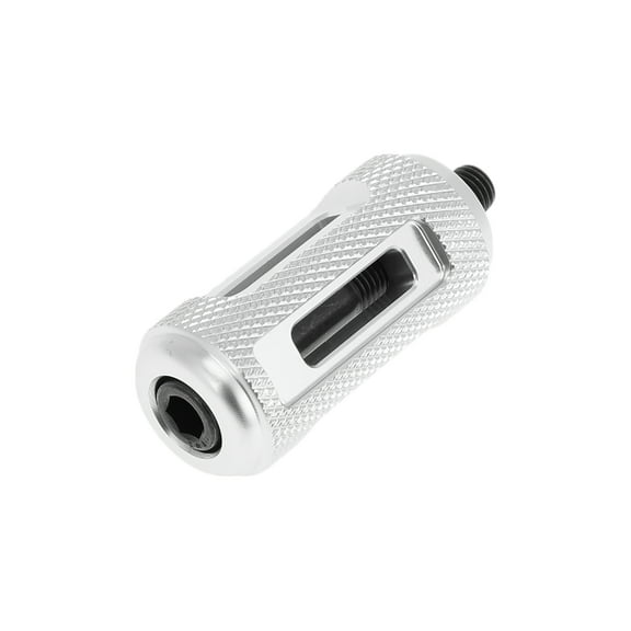 Silver Tone Motorcycle Shifter Footrests Pegs for HARLEY-DAVIDSON FLHXSE 2023 Cylinder Shift Foot Rests Peg Footboards Aluminum, Iron 1 Pc