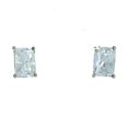 thumbnail image 1 of Silver-Tone Post Earrings With CZ Accent For Women 36CZ4840A, 1 of 2