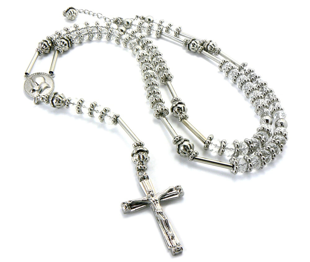 Silver Stainless Steel Christian Cross Pendant Chain at Rs 70/piece in