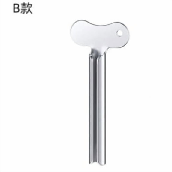 Silver Toothpaste Squeezer Metal Tube Squeezer Key Stainless Toothpaste Roller Tube Wringer For Paint Cosmetic And Dye