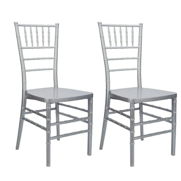 Silver ToughResin Mono-Frame Chiavari Chair, Chair Bundle by Chivari