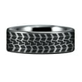 thumbnail image 1 of Silver Tungsten Racing Tire Ring, 1 of 3