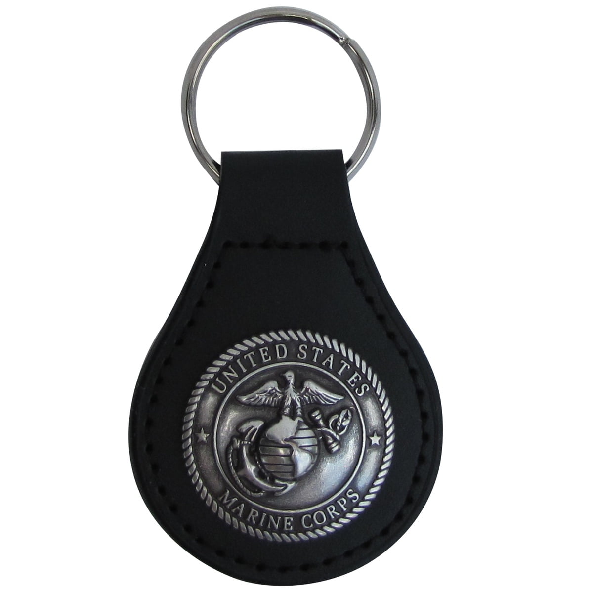 Silver Texas & Star Leather Car Keyfob Truck Key Ring Chain Fob Keyring Keychain Silver Texas & Star Leather Car Keyfob Truck Key Ring Chain Fob Keyring Keychain