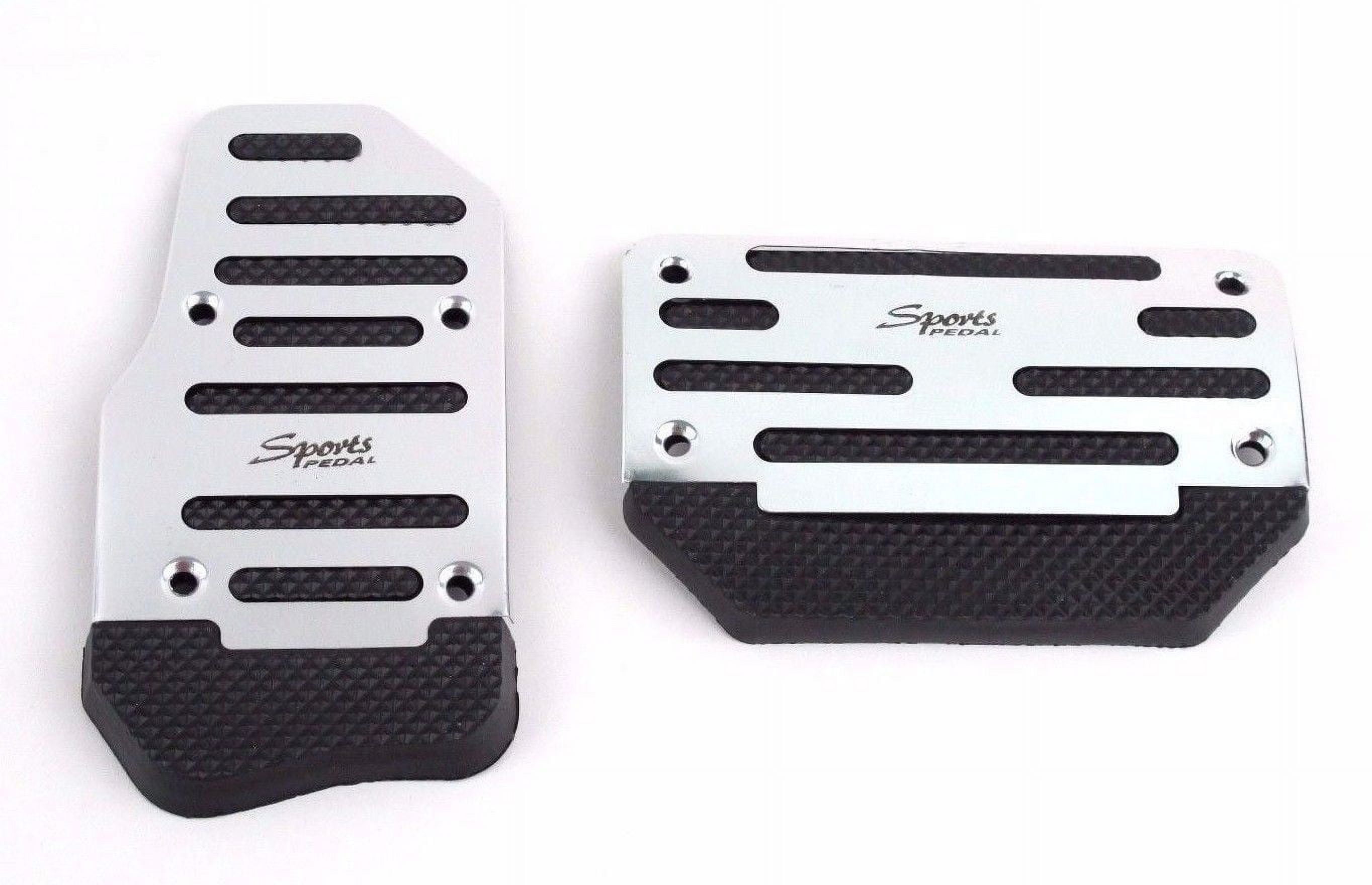 Silver Universal Racing Sports Non Slip Automatic Car Gas Brake Pedal Pads Cover Walmart