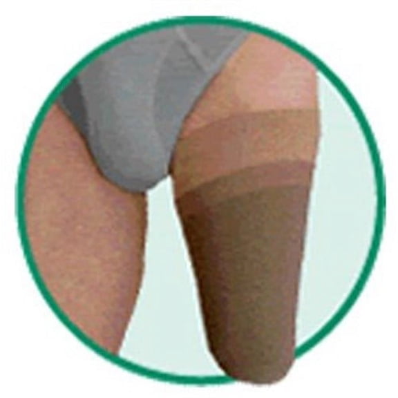 Juzo 3561 Silver Above Knee Prosthetic Shrinkers - 20-30 mmHg Short Beige I