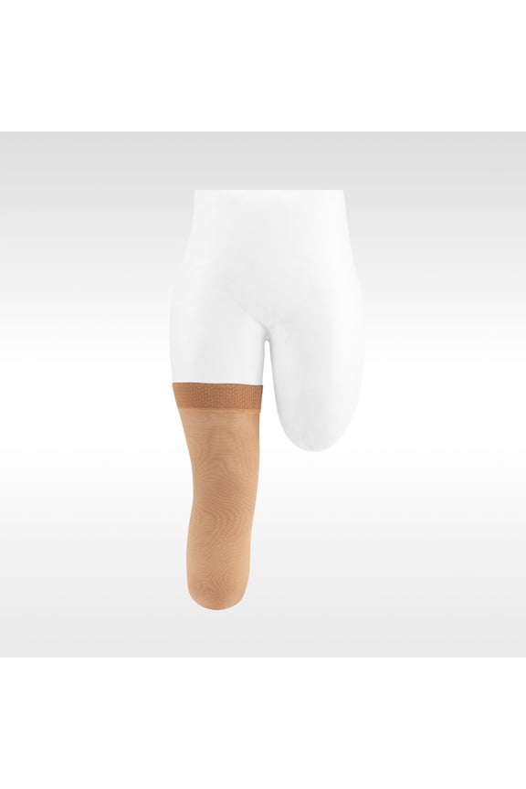 3562 Silver Below Knee Prosthetic Shrinkers - 30-40 mmHg Medium Beige III