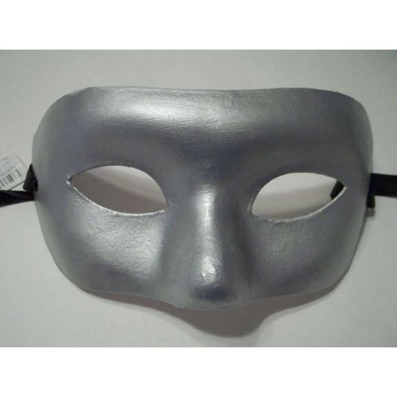 Silver Venetian Mask Dance Masquerade Ball Men Woman
