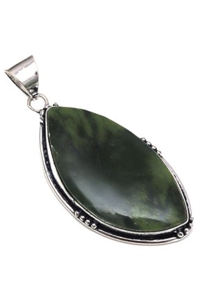Silver Vessolite Gemstone Handmade Gift For Her Jewelry Pendants 2.25"
