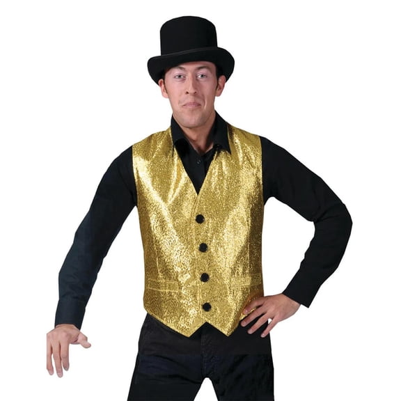 Silver Vest Adult Halloween Accessory