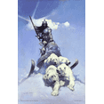thumbnail image 1 of Silver Warrior by Frank Frazetta Art Print Mini Poster - Laminated 11.5" x 17.5", 1 of 2