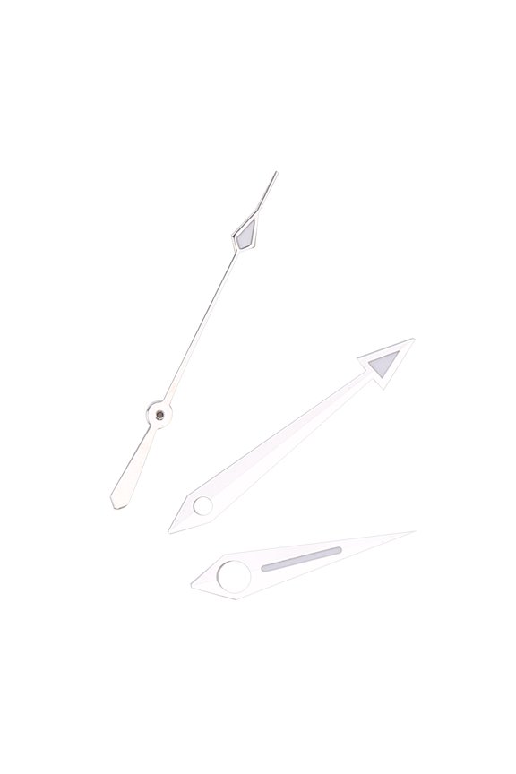Silver Watch Hands Replacement Parts Set Luminous Hour Minute Second Needles Fit for ETA2824 Automatic Movement High Precision Watchmaker Repair Kit Tools 0.5 inches / 1.3 cm