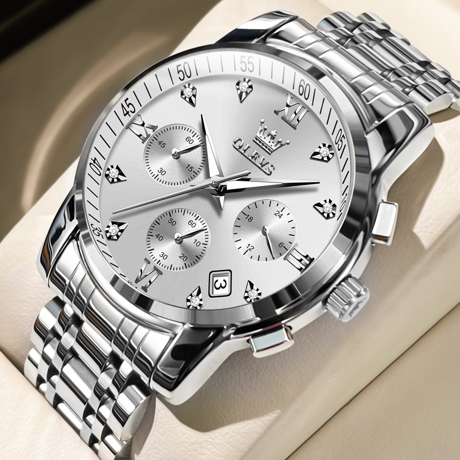 Silver clearance watch mens