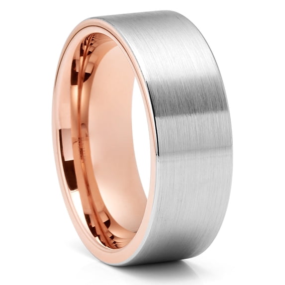 Silver Wedding Ring,Tungsten Carbide Ring,Engagement Ring,8mm Wedding Ring,Man's Wedding Band,Ladies