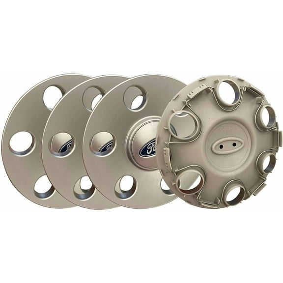 Silver Wheel Rim Center Hub Cap 7L14-1A096-DB for F150 Expedition 20" Wheel 2010-2014 4Pcs