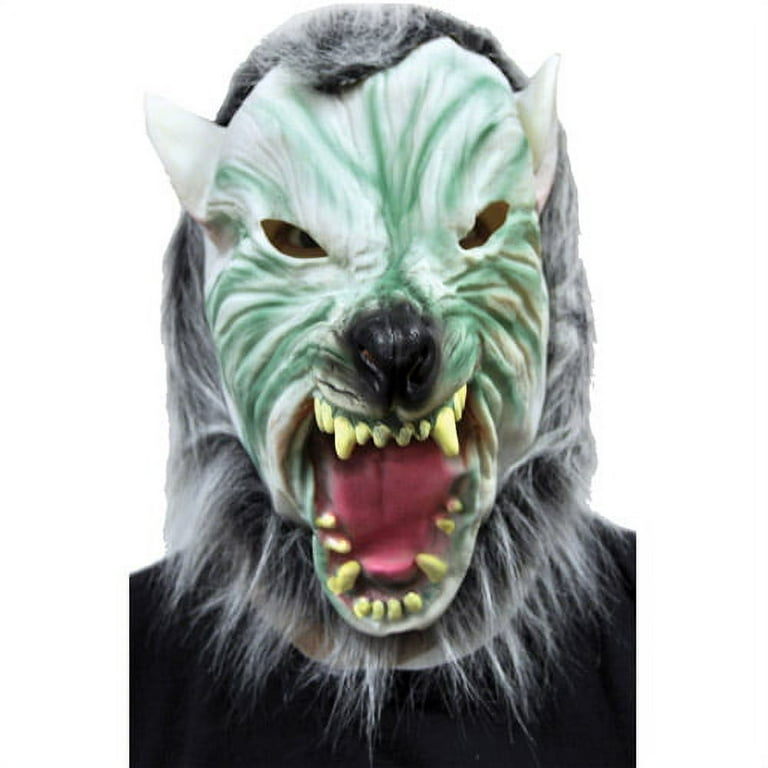 Wolf Mask Adult Silver