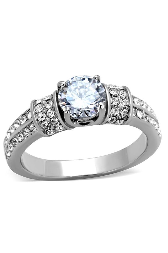 Silver Womens Ring Anillo Para Mujer 316L Stainless Steel Ring Kazan