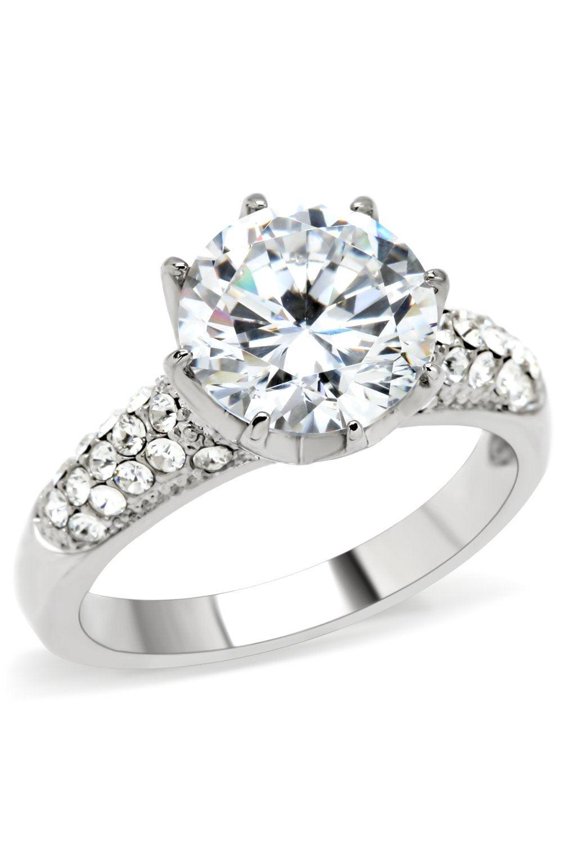 Silver Womens Ring Anillo Para Mujer 316L Stainless Steel Ring La Paz