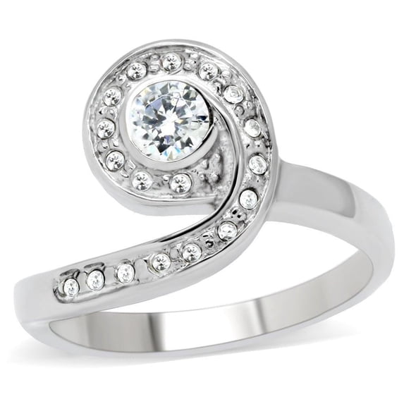 Silver Womens Ring Anillo Para Mujer Stainless Steel Ring Kobe