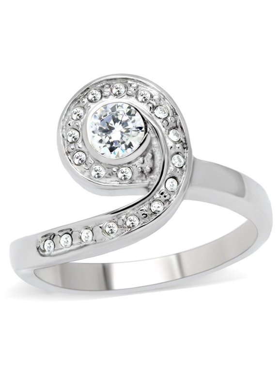 Silver Womens Ring Anillo Para Mujer Stainless Steel Ring Kobe