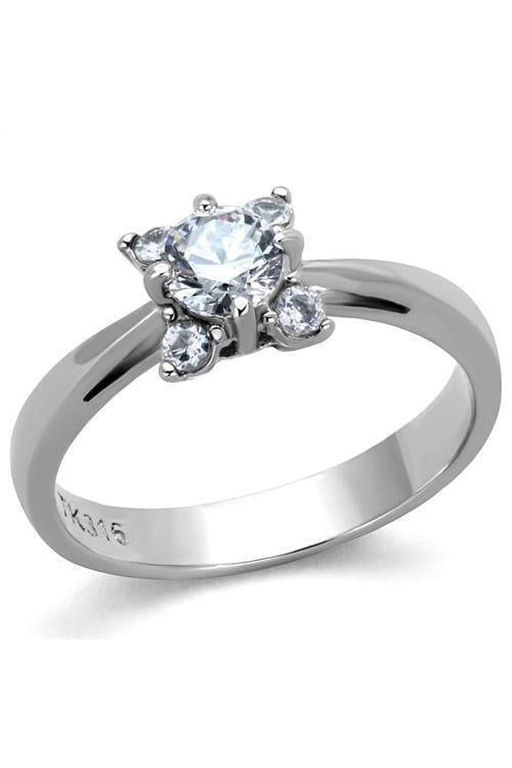 Silver Womens Ring Anillo Para Mujer Stainless Steel Ring Odessa