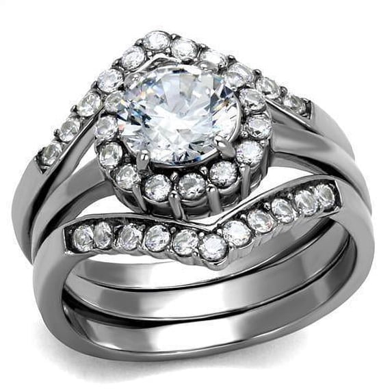 Silver Womens Ring Anillo Para Mujer Stainless Steel Ring Qingdao