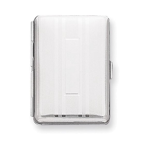 Silver-plated Elastic Holder (Holds 14 king) Cigarette/Card Case