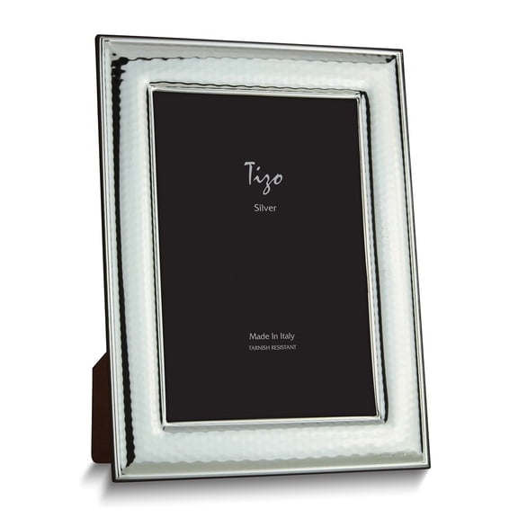 Silver-plated Hammered 8x10 Frame