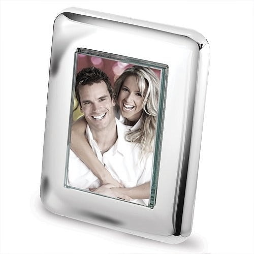 Rounded Corner Silver-Plated 5x7 Frame - 5x7