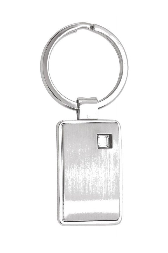 Silver-tone Key Ring - Engravable Personalized Gift Item