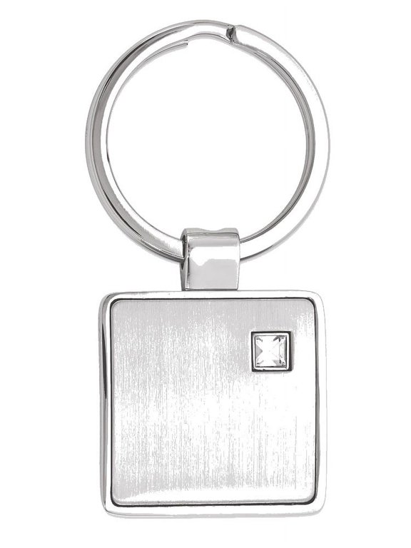 Silver-tone Key Ring - Engravable Personalized Gift Item